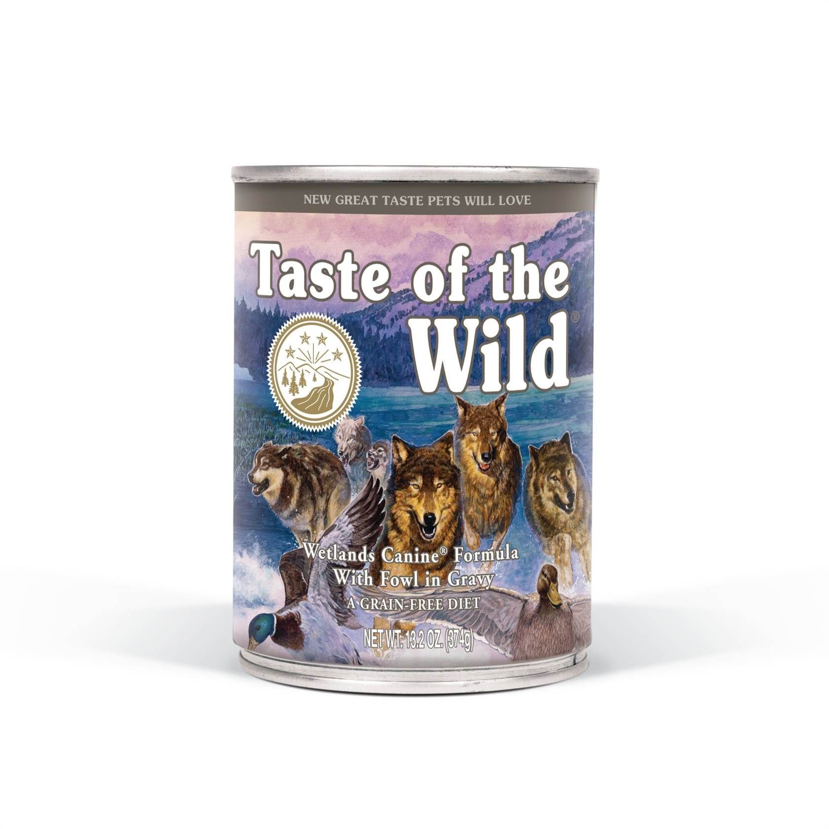 Taste of the Wild Wetlands with Fowl in Gravy Formula Canned Dog Food 13.2oz 00021