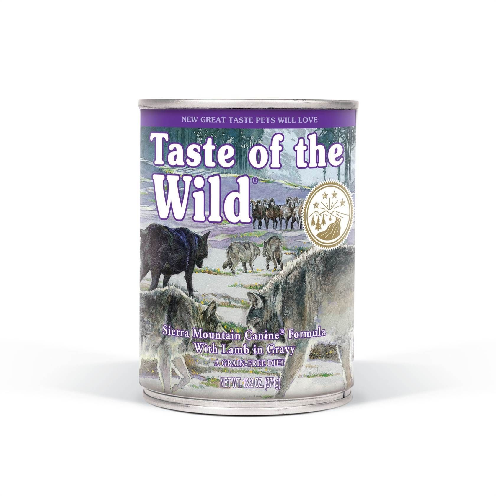 Taste of the Wild Sierra Mountain with Lamb in Gravy Formula Canned Dog Food 13.2oz 00022
