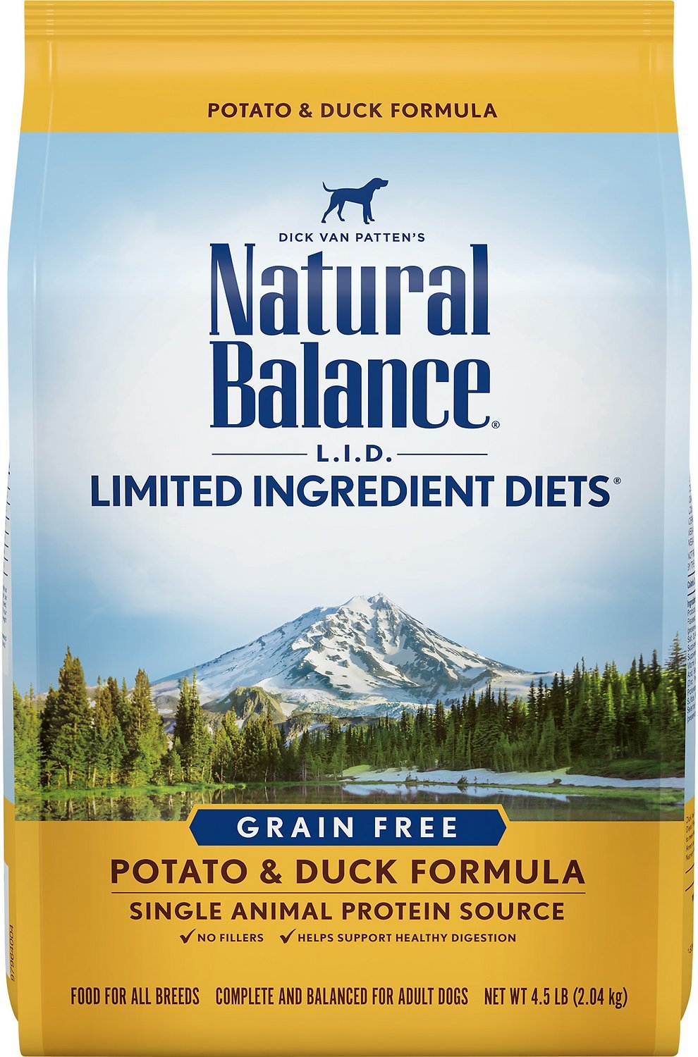 Natural Balance L.I.D with Potato and Duck Formula Dry Dog Food 5lbs 00023
