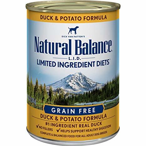 Natural Balance LID with Duck and Potato Formula Canned Dog Food 13oz 00027
