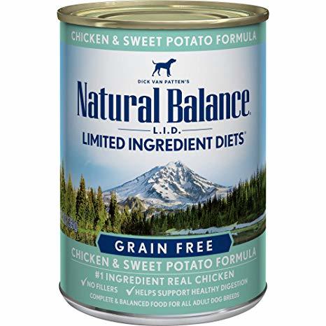 Natural Balance LID with Chicken and Sweet Potato Formula Canned Dog Food 13oz 00028