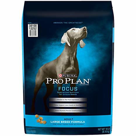 Purina Pro Plan Focus Large Breed Puppy Chicken and Rice Formula Dry Dog Food 34lbs 00094
