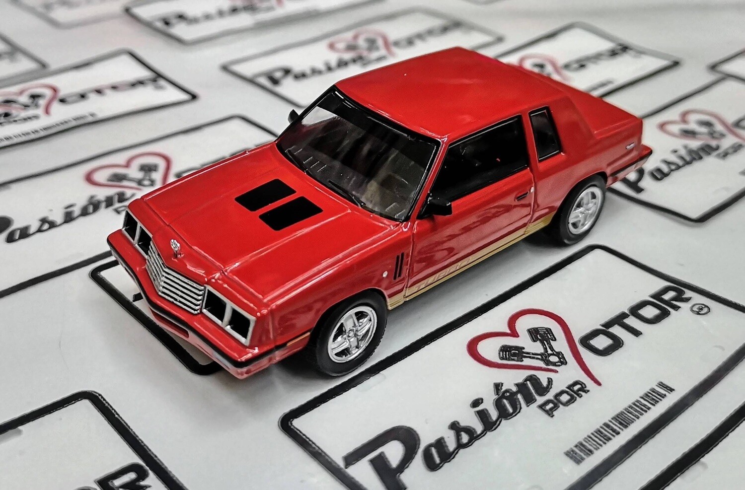 143 Dodge Magnum 400 Turbo 1984 Rojo Valiant Dart 2 Puertas Ixo
