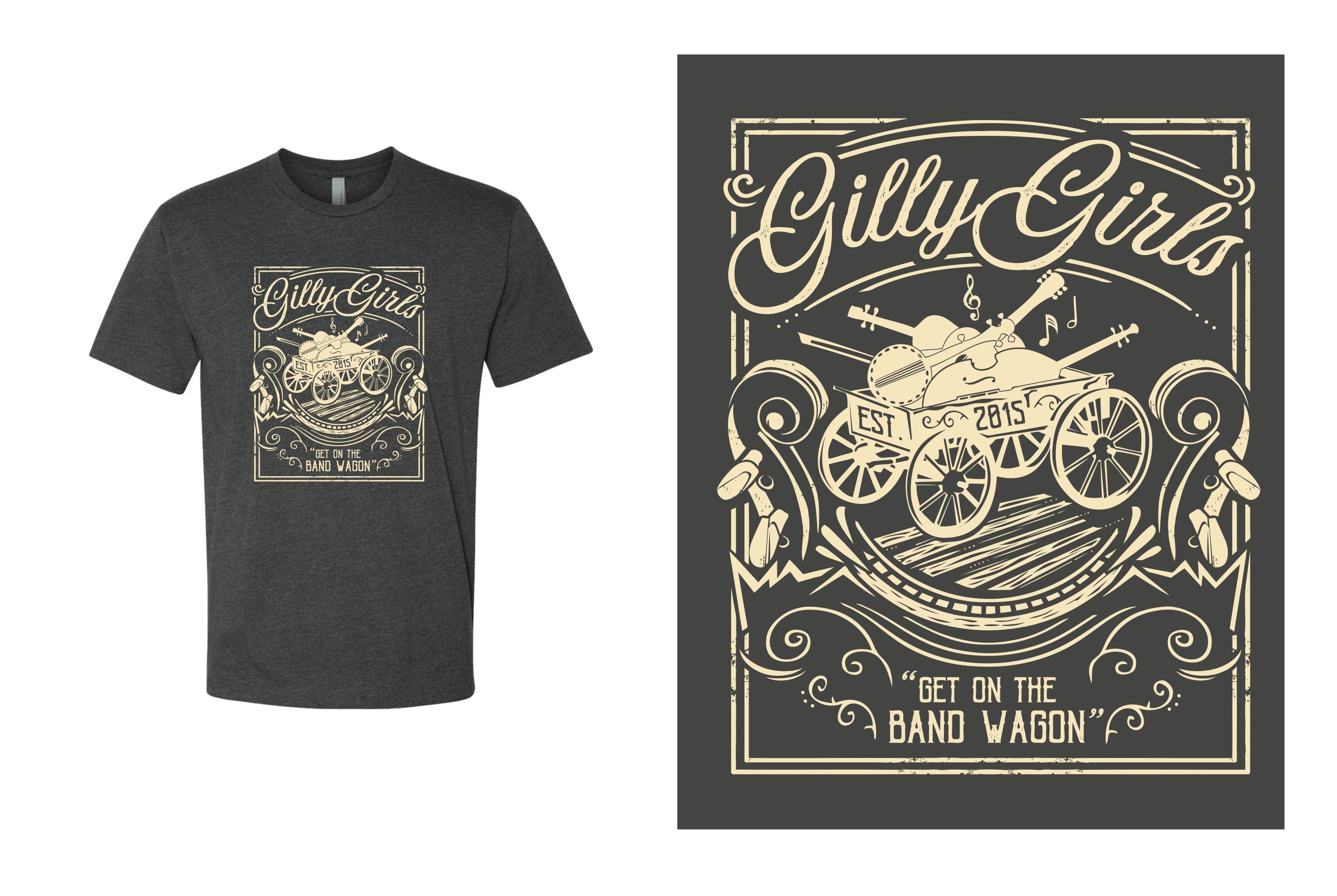 Get on the Band Wagon T-shirt