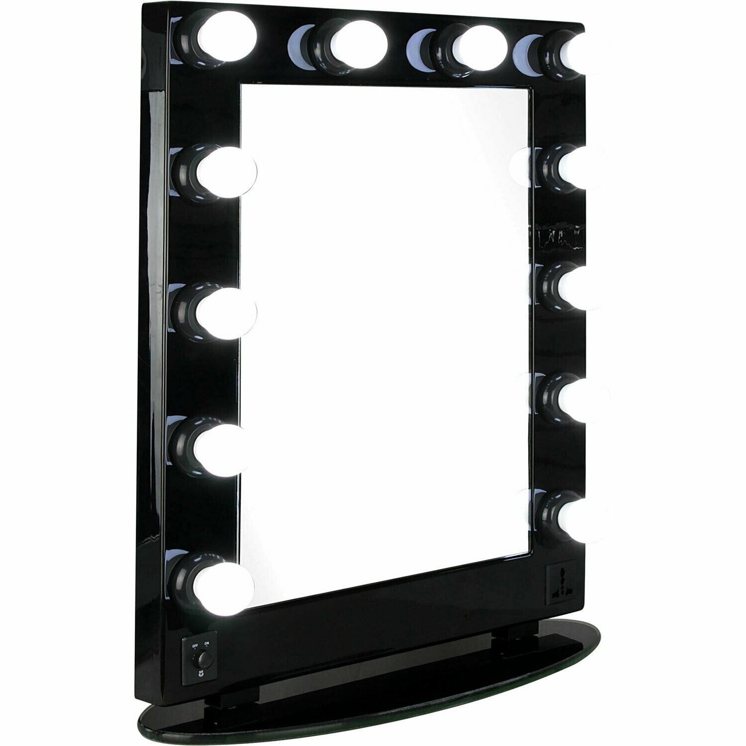 BLACK HOLLYWOOD VANITY MIRROR BLACK HOLLYWOOD VANITY MIRROR