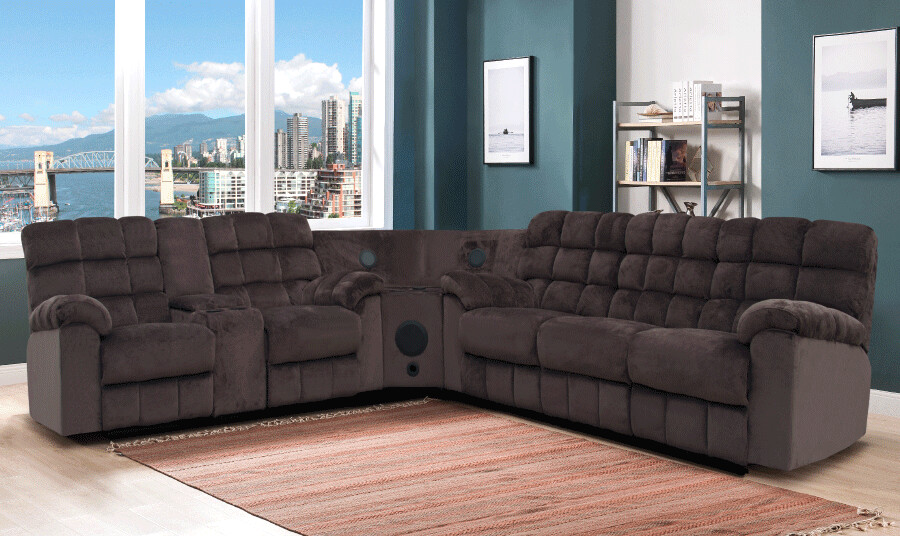 SECTIONAL WITH BLUETOOTH SPEAKER SECTIONAL WITH BLUETOOTH SPEAKER