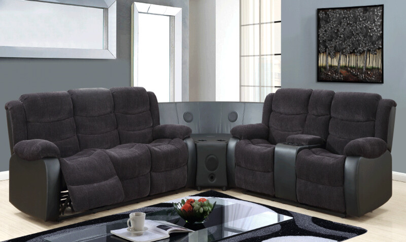 SECTIONAL WITH BLUETOOTH SPEAKER SECTIONAL WITH BLUETOOTH SPEAKER