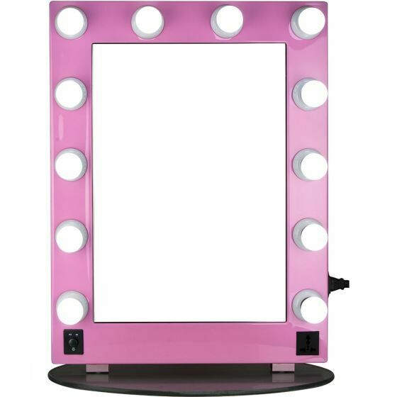 PINK HOLLYWOOD VANITY MIRROR PINK HOLLYWOOD VANITY MIRROR