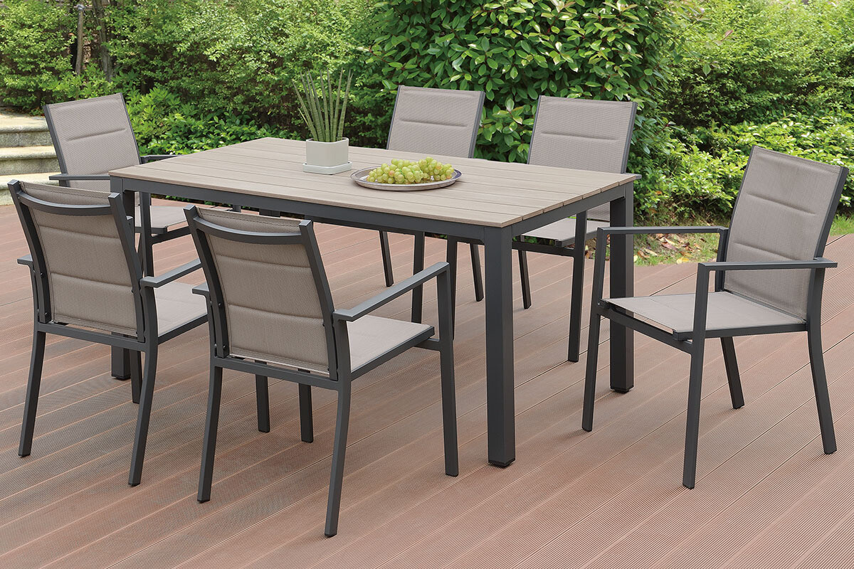 7-PCS PATIO FURNITURE DINING SET 7-PCS PATIO FURNITURE DINING SET