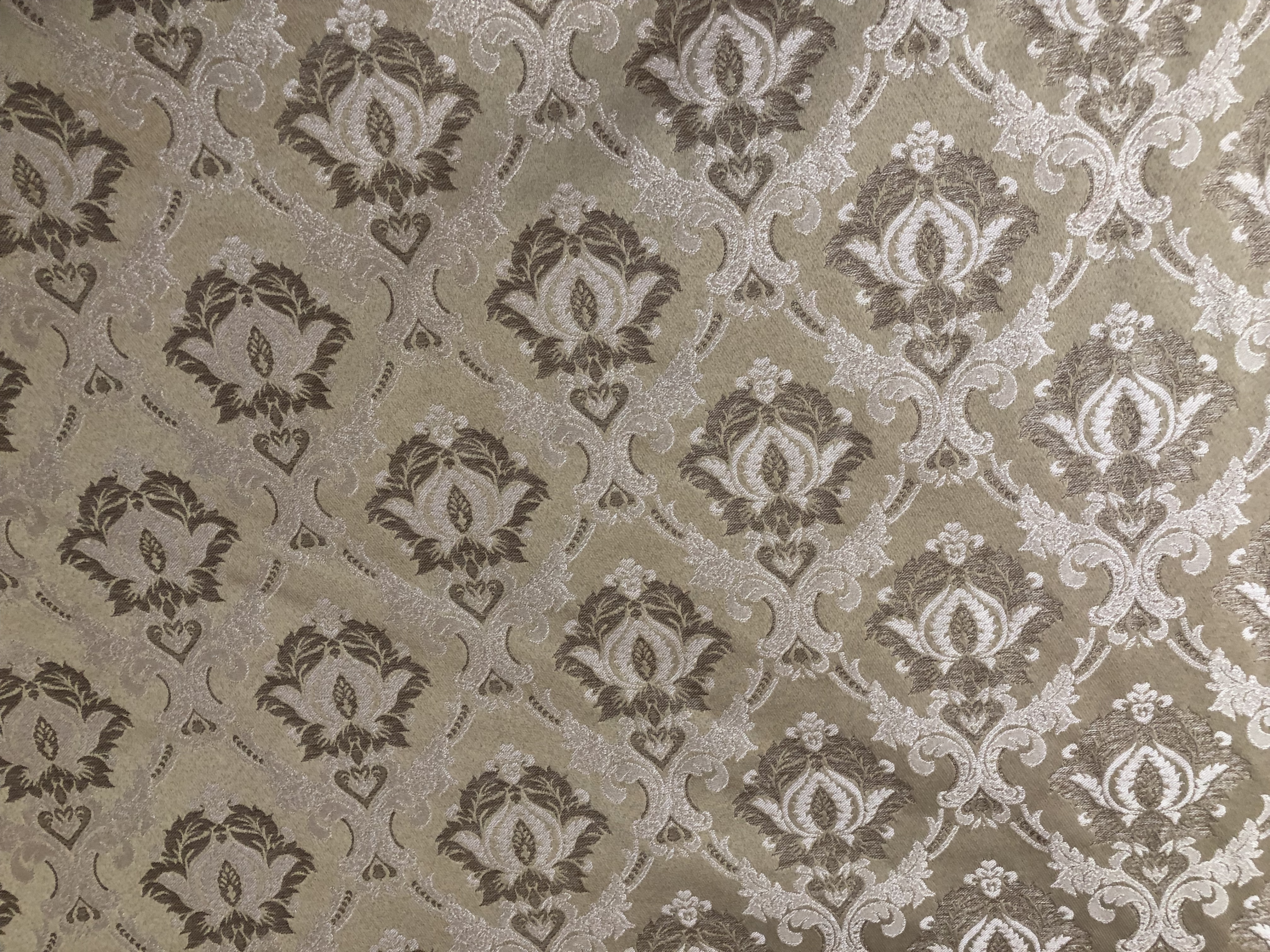 Beige Designed upholstery fabric 00010