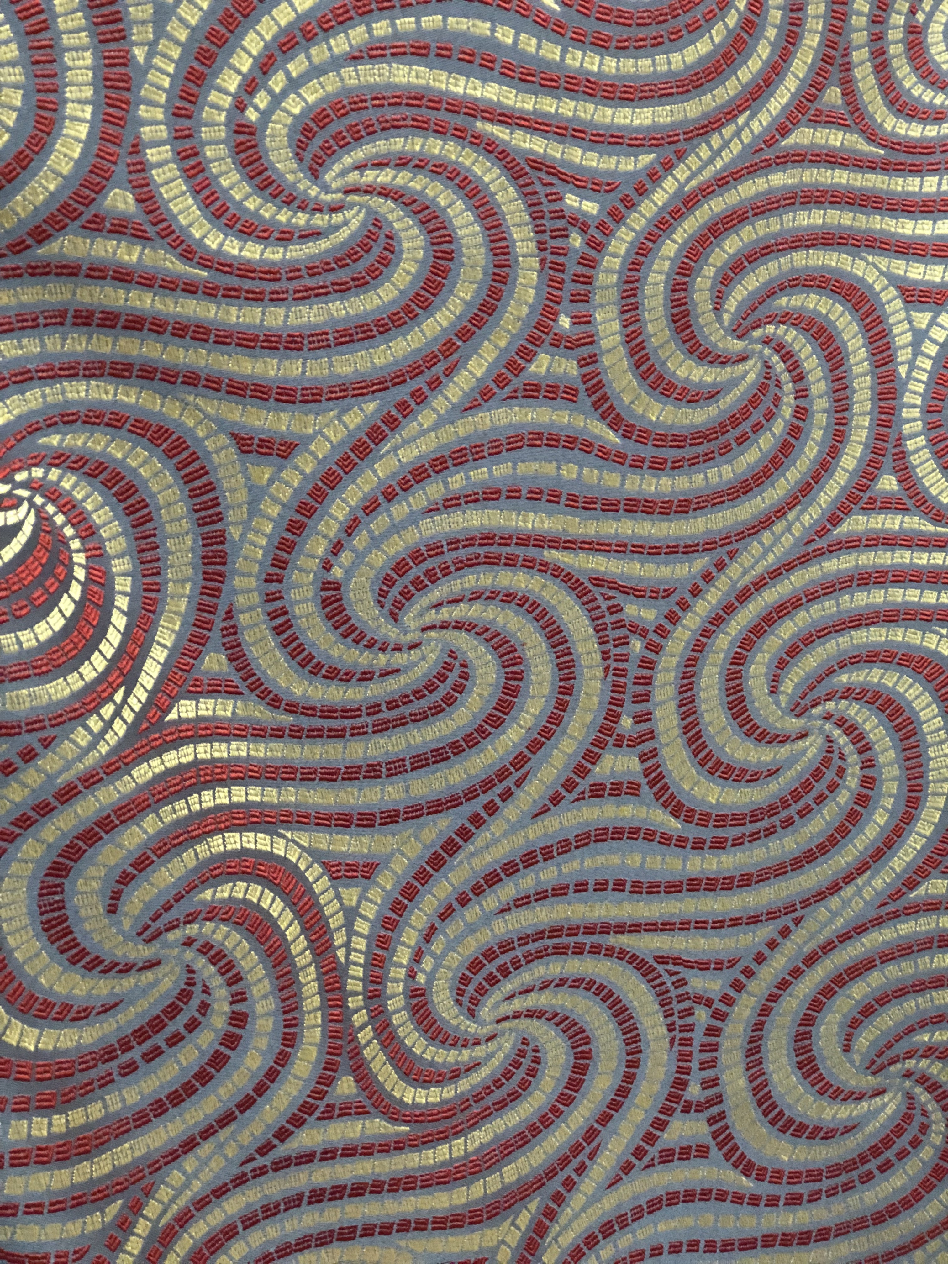 Spiral designed upholstery Fabric 00012