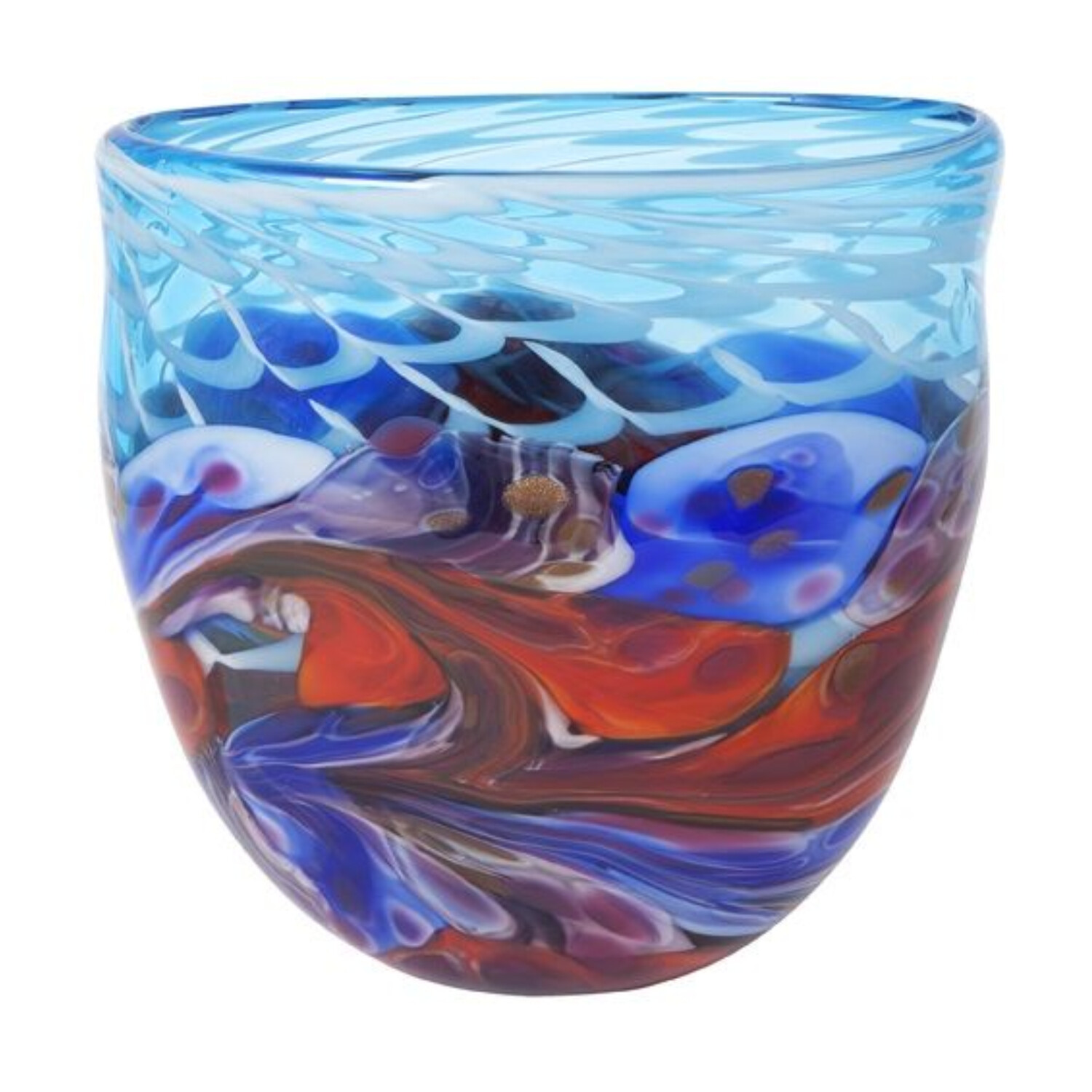 Coloured Glass Vento Vase by Zibo