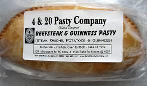 4 & 20 Beef Steak & Guiness Pasty 7oz 822939999237
