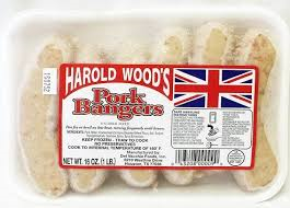 Harold Wood's Pork Bangers 1lb 043208000090