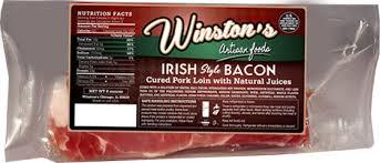 Winston's Irish Style Bacon 8oz 858298001304