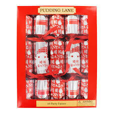 Pudding Lane Crackers Ho Ho Santa 10pk Pudding Lane Crackers Ho Ho Santa 10pk