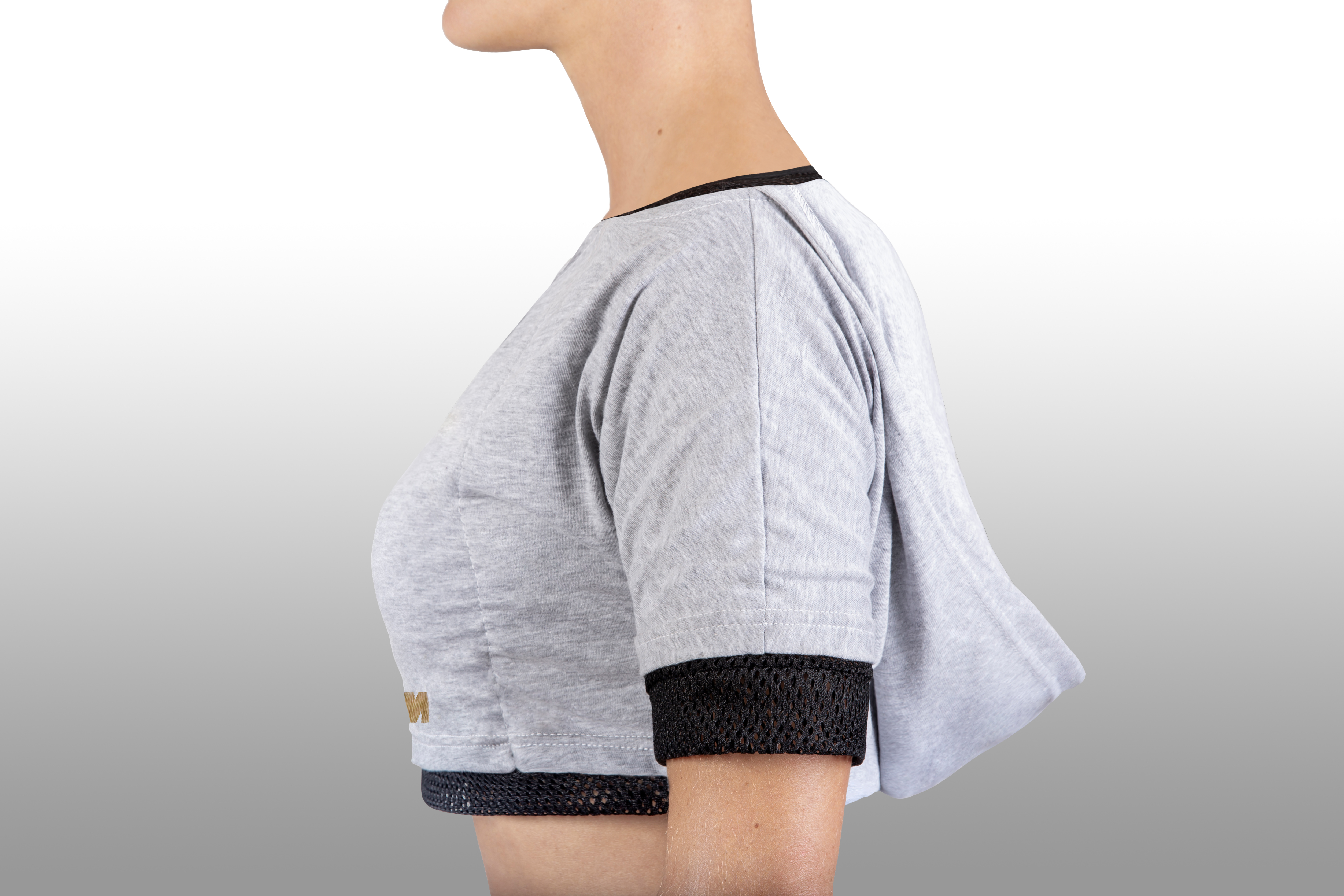 2xME female hoodie light grey 2in1
