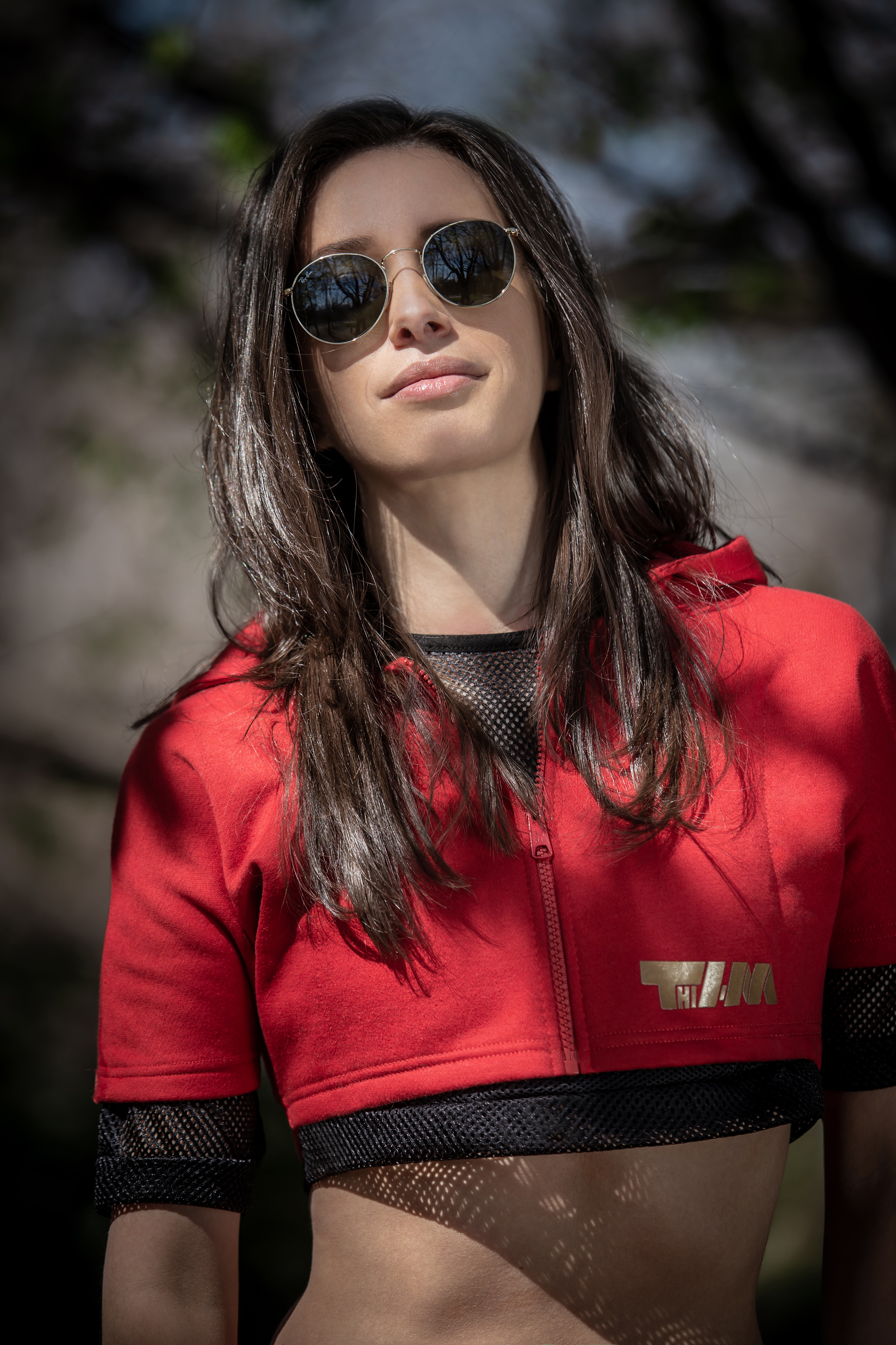 2xME female hoodie red 2in1