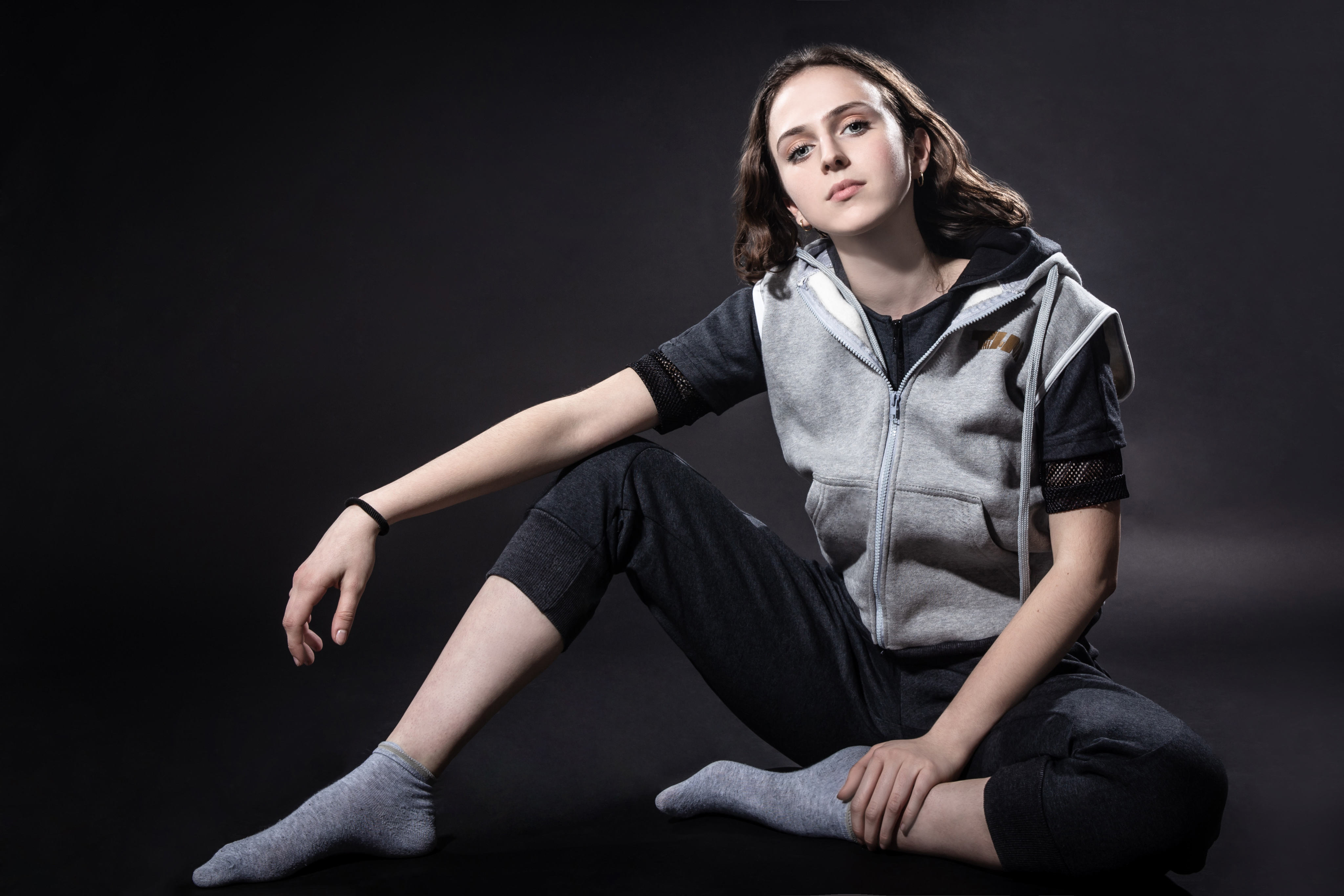 2xME unisex hoodie light grey