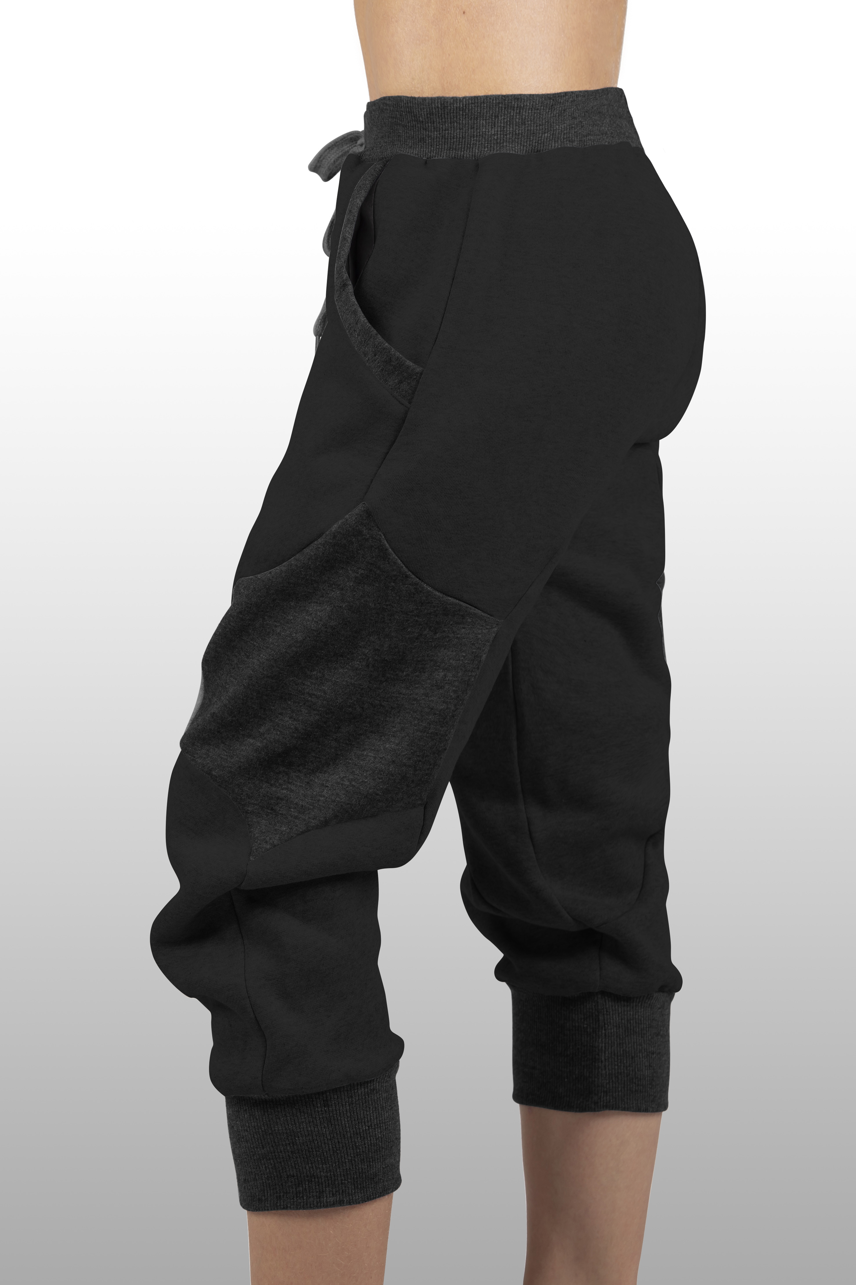 2xME unisex 3/4 pants anthracite