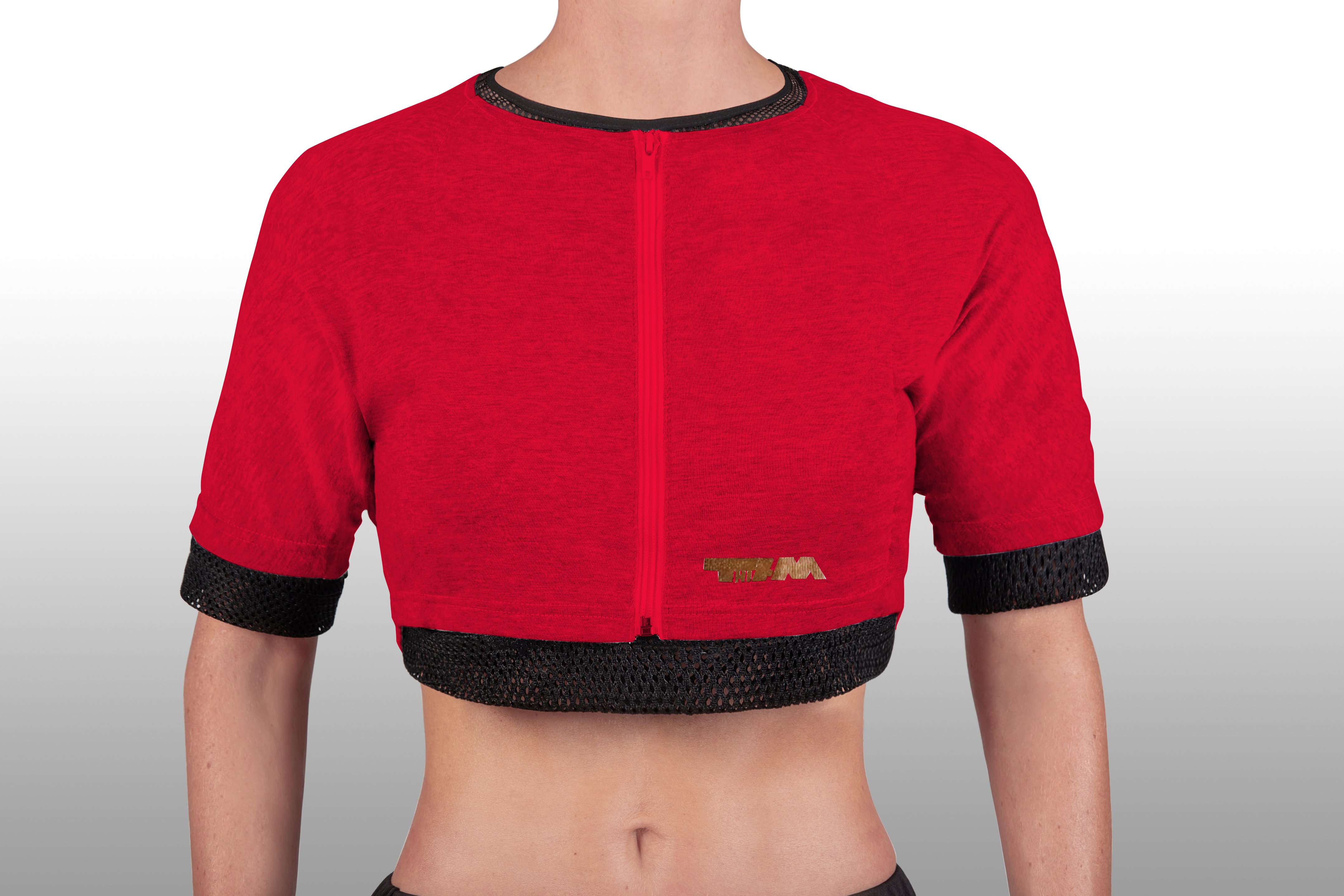 2xME female hoodie red 2in1