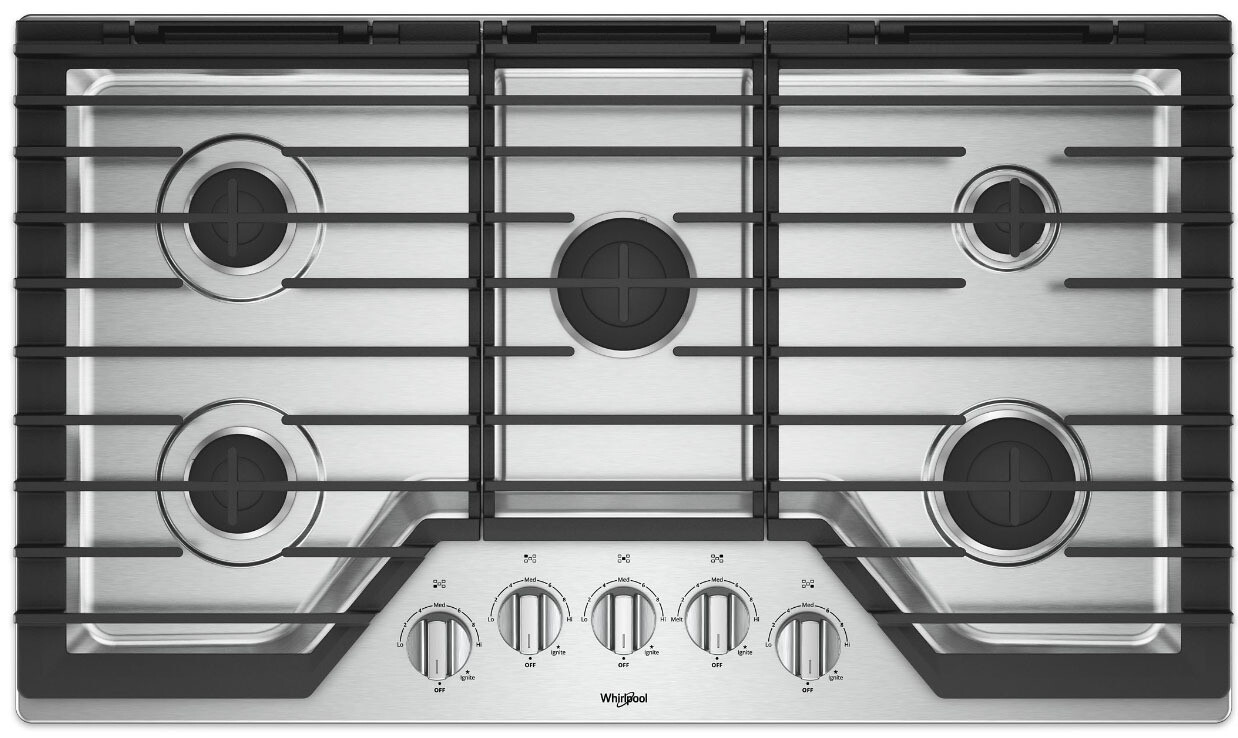 36 Inch Gas Cooktop With Ez 2 Lift Hinged Cast Iron Grates