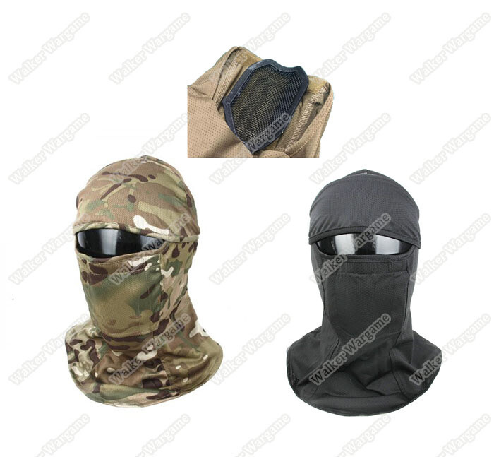TMC Assault Balaclava Build in Metal Mesh Protect Mesh Balaclava Face