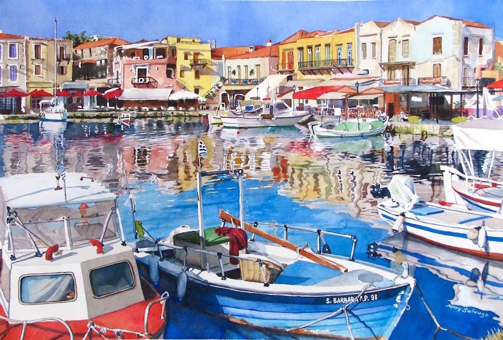 Venetian Harbor II Print - MAS023 Venetian Harbor II Print - MAS023