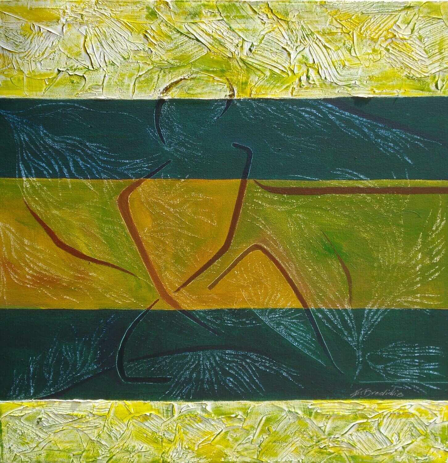 Green And Yellow III Print Green And Yellow III Print