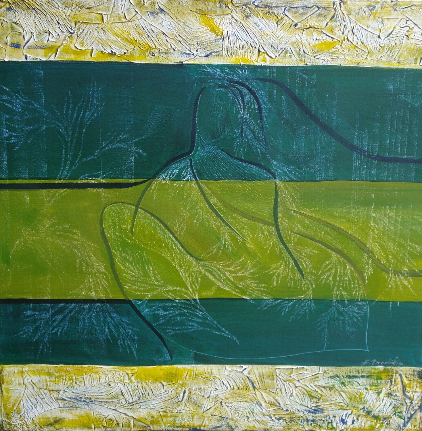 Green And Yellow II Print Green And Yellow II Print