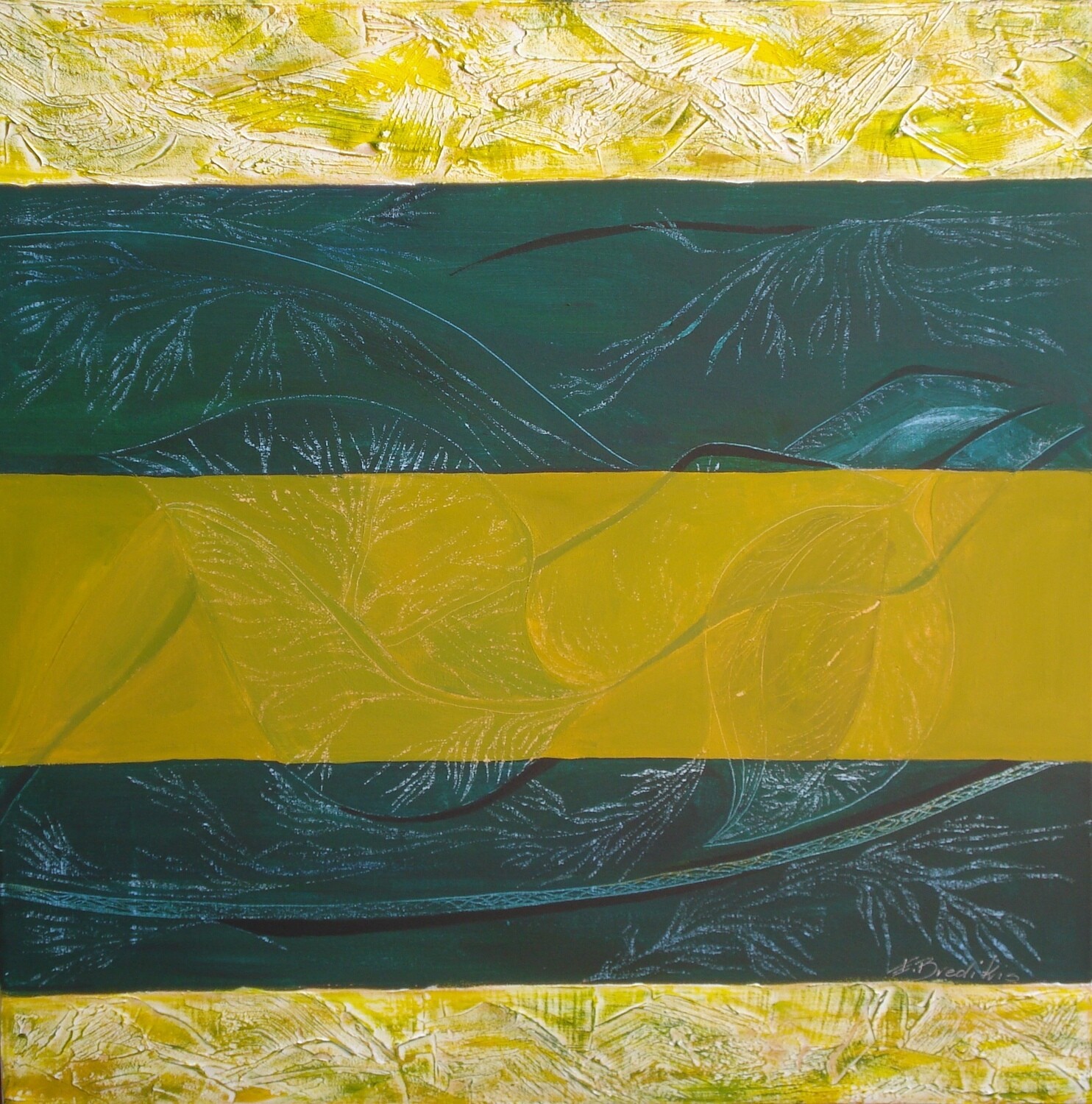 Green And Yellow I Print Green And Yellow I Print