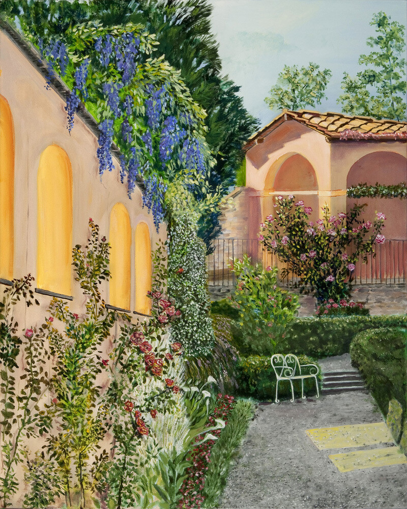 Agapa Garden Giclee 16 X 20 Agapa Garden Giclee 16 X 20