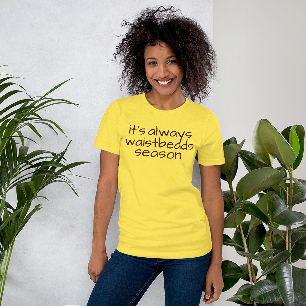 it's always waistbeads season - yellow 00062