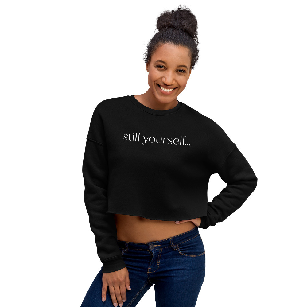 still yourself... No.3 | Crop Sweatshirt 00083