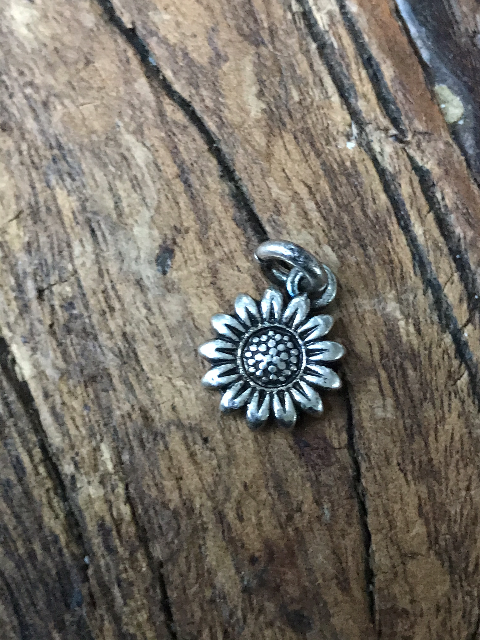 Silver Plated Sunflower 00110