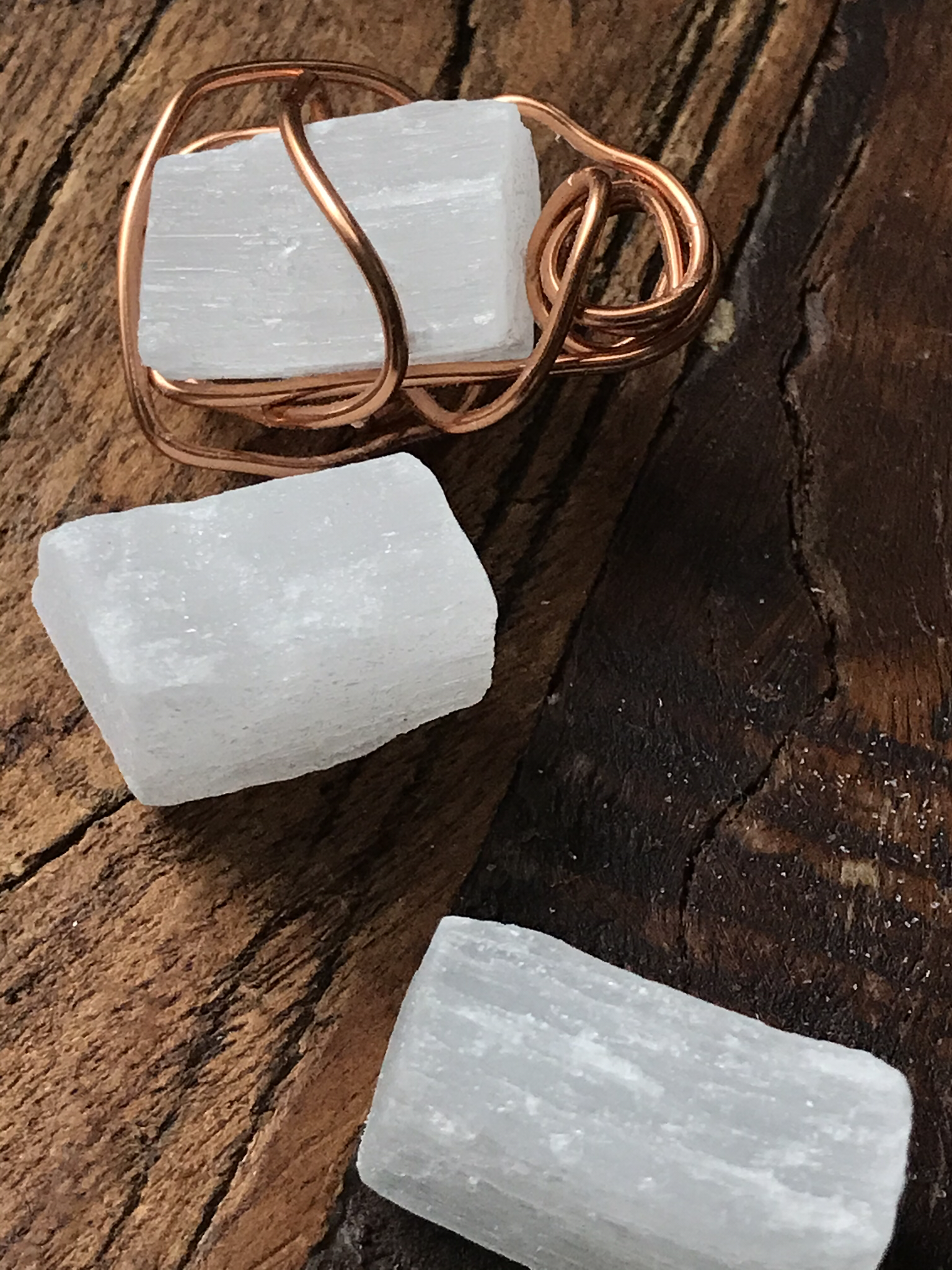 Necklace: Selenite 00111