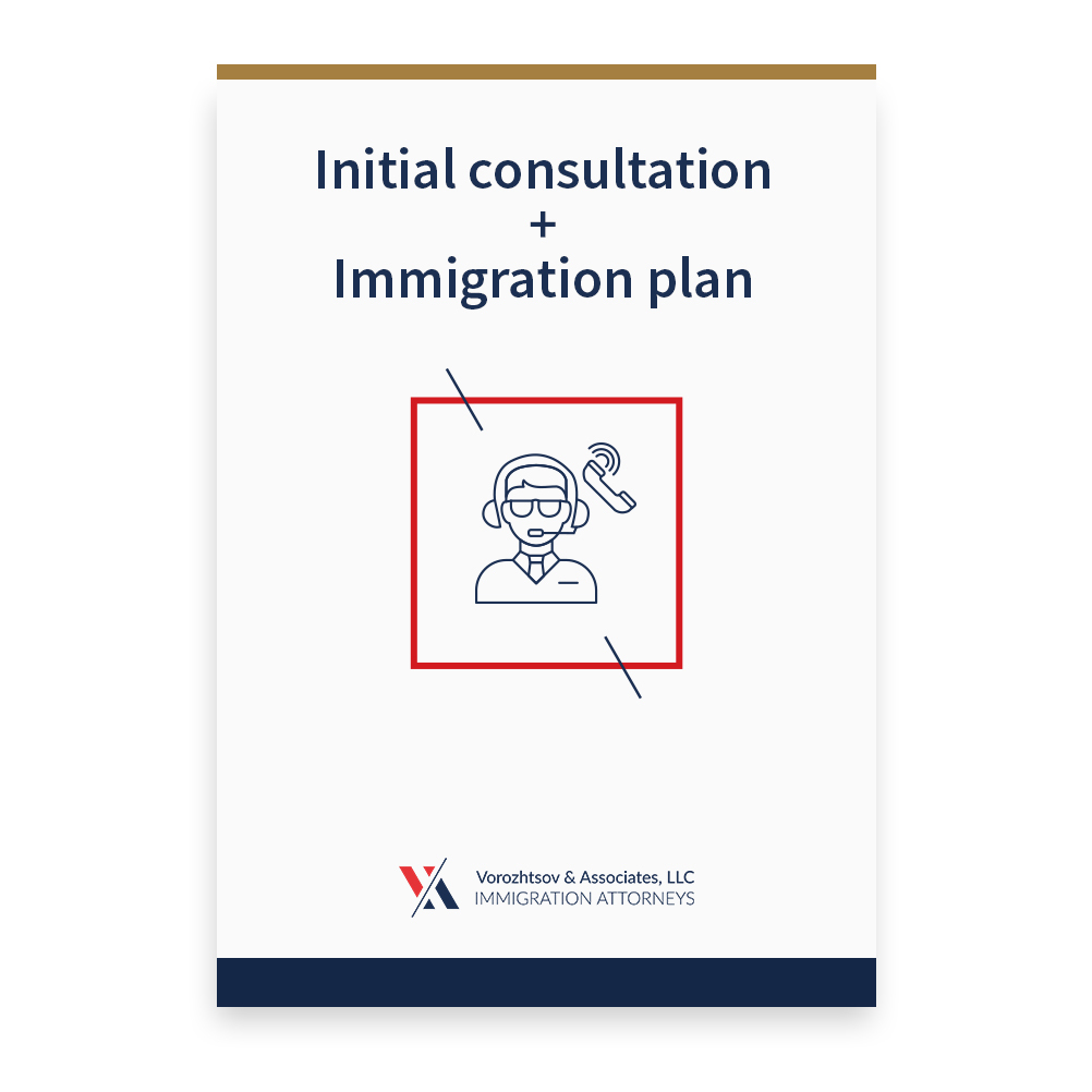 Initial consultation + Immigration plan S2
