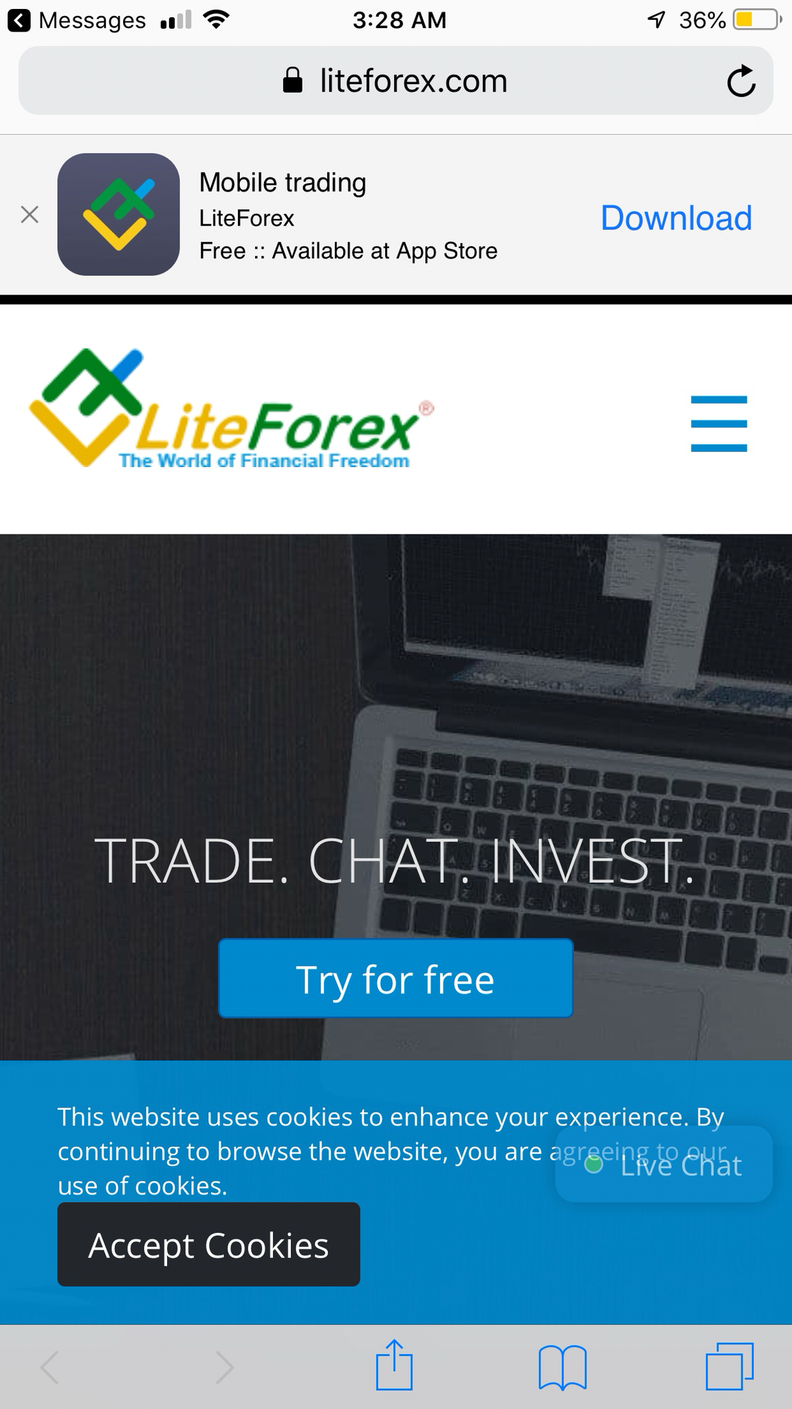 lite forex trading app