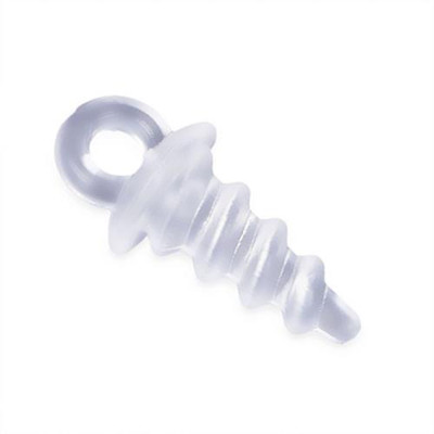 Plastic Bait Screws x10 Clear 10mm Carp Fishing Pop Up Bait Terminal Rig Tackle