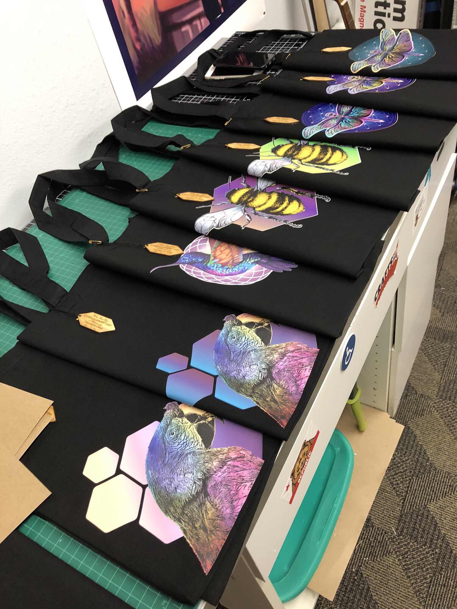 Lightweight Cotton Bag With Digital Transfer ins190003