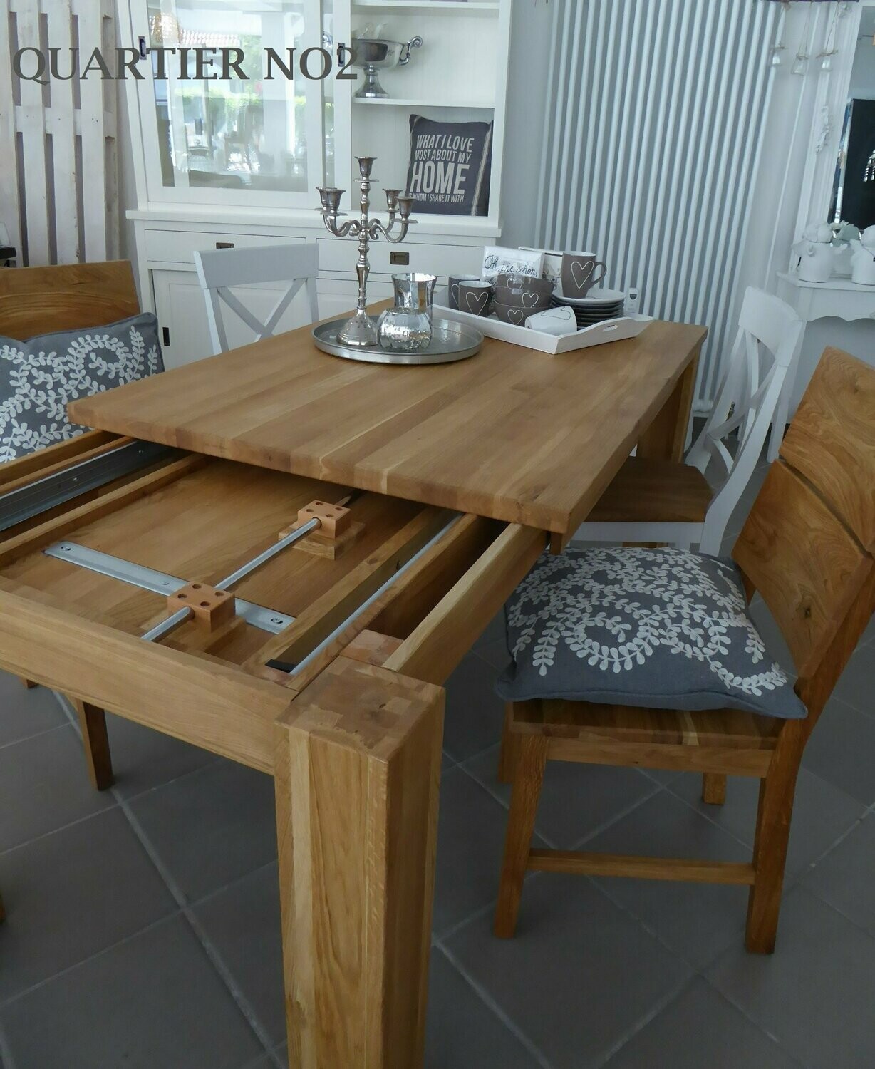 Massivholztisch Ausziehbar - Arhouou