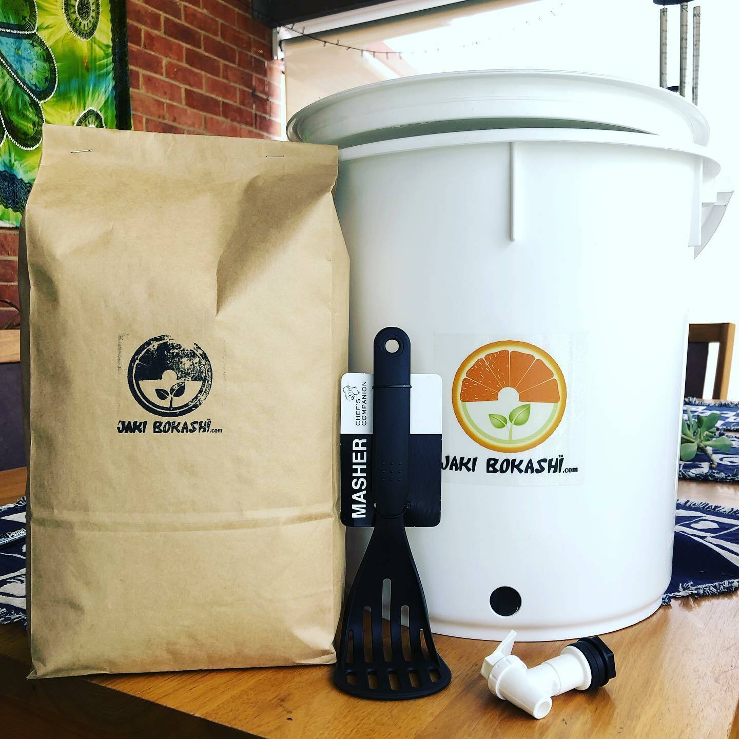 Large Jaki Bokashi Bucket BKTLGW