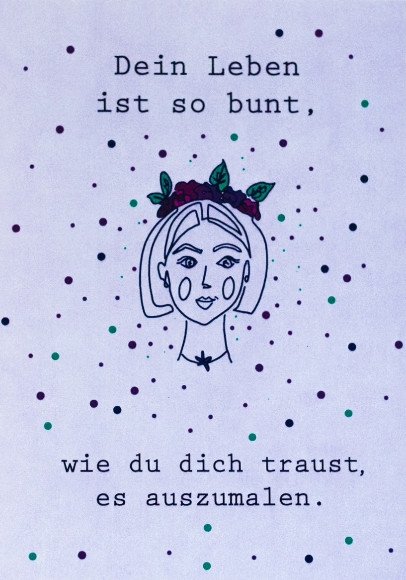 Postkarten-Set von ein_strich