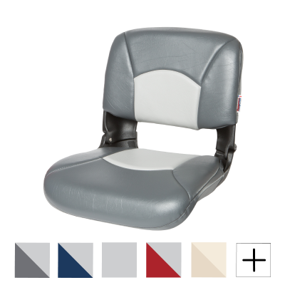 DELUXE HIGH BACK SEAT BLUE//CHARCOAL //WHITE