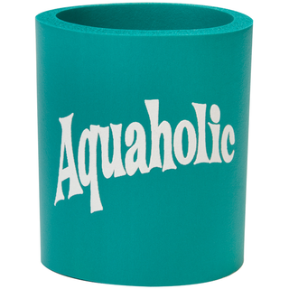 Can Cooler - Aquaholic - Teal/White 22107