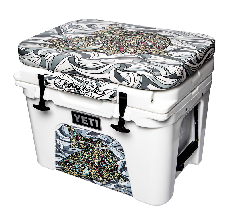 Larko Brown Trout Cushion and Wrap Combination - 35QT