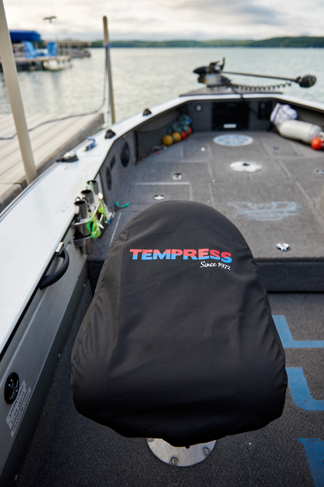 TEMPRESS Premium Boat Seat Cover - Black