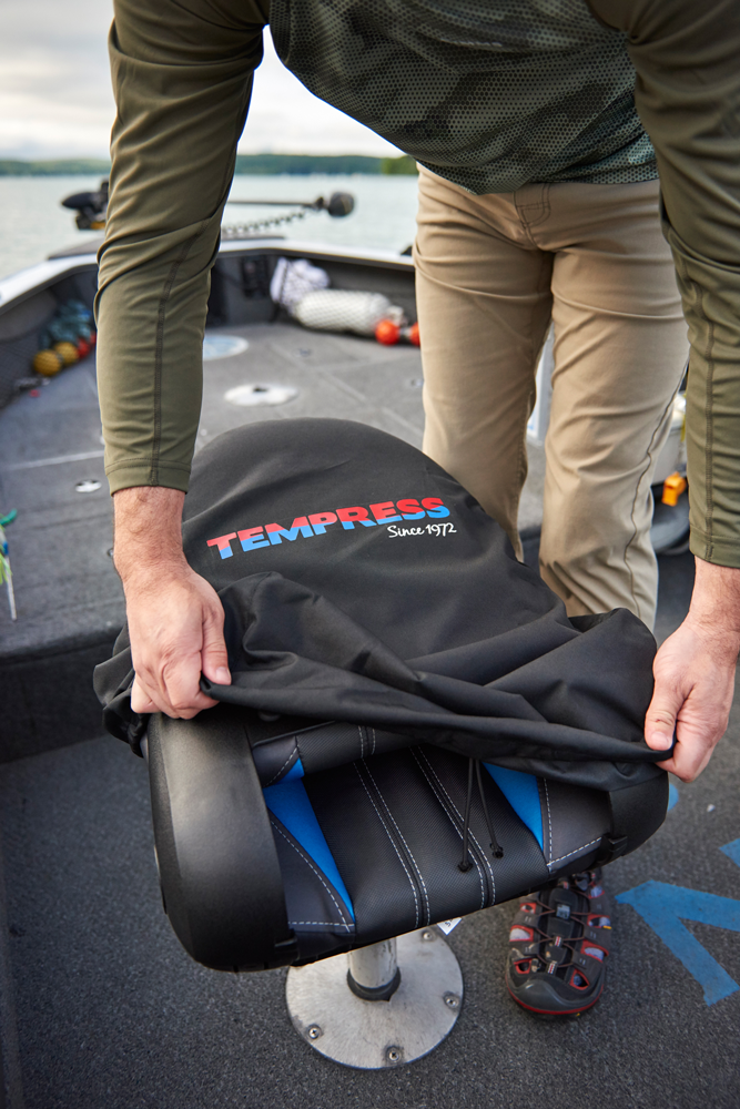 TEMPRESS Premium Boat Seat Cover - Black