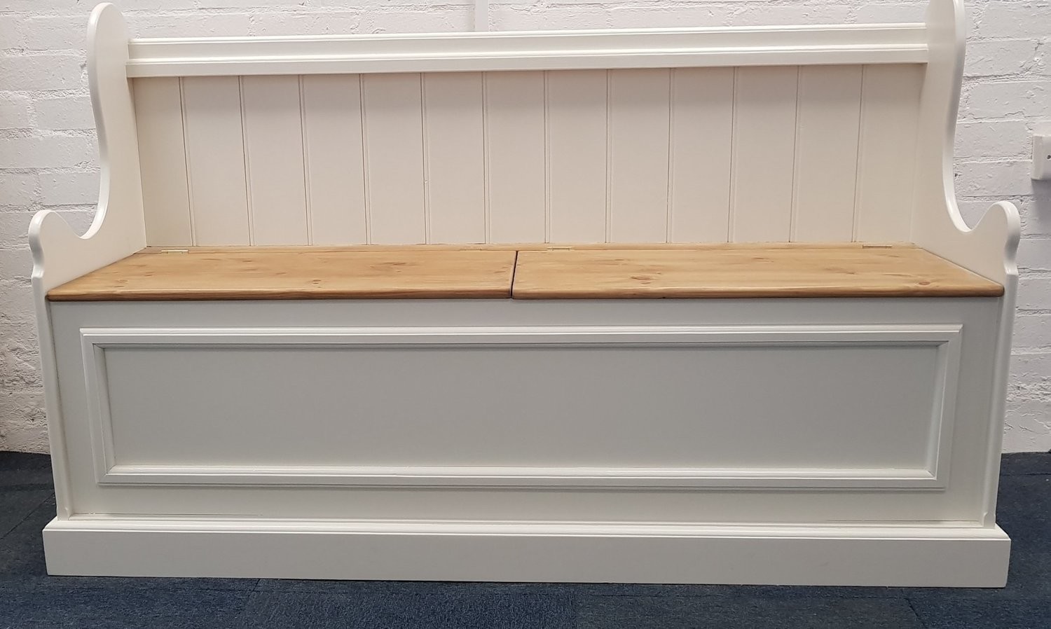 5ft Pine Monks Bench Painted In Any Colour