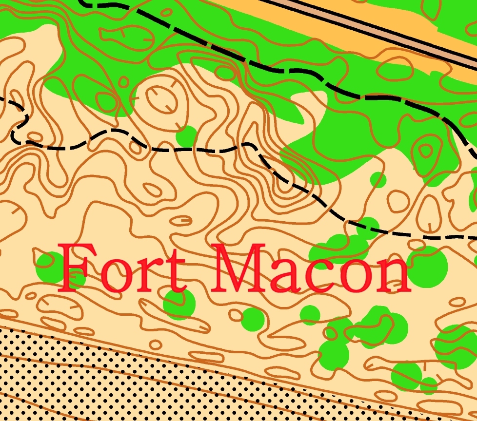 Ft. Macon State Park, Orienteering event. 00065